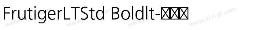 FrutigerLTStd Boldlt字体转换
